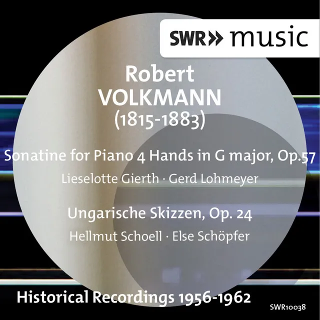 Volkmann: Works for Piano 4 Hands