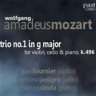 Mozart: Trio No. 1 in G Major for Violin, Cello & Piano, K. 496 by Jean Fournier