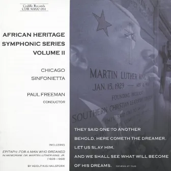 African Heritage Symphonic Series, Vol. 2 by Chicago Sinfonietta