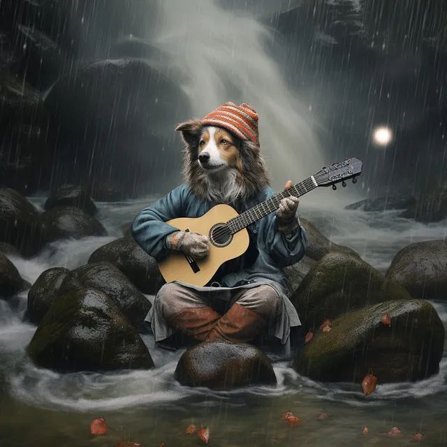 Canine Streams: Musical Flow for River Pups