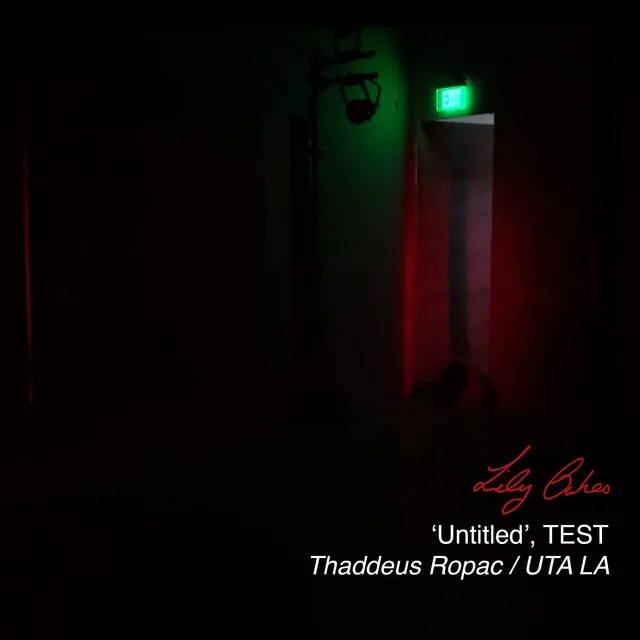 Untitled, TEST (Original Soundtrack) - Live Performance at Thaddeus Ropac, UTA LA