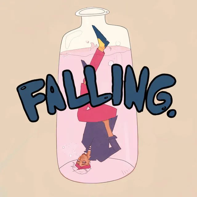 Falling.