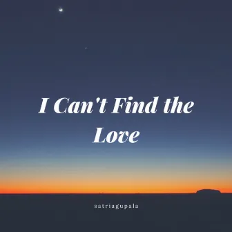 I Can't Find The Love by Satriagupala