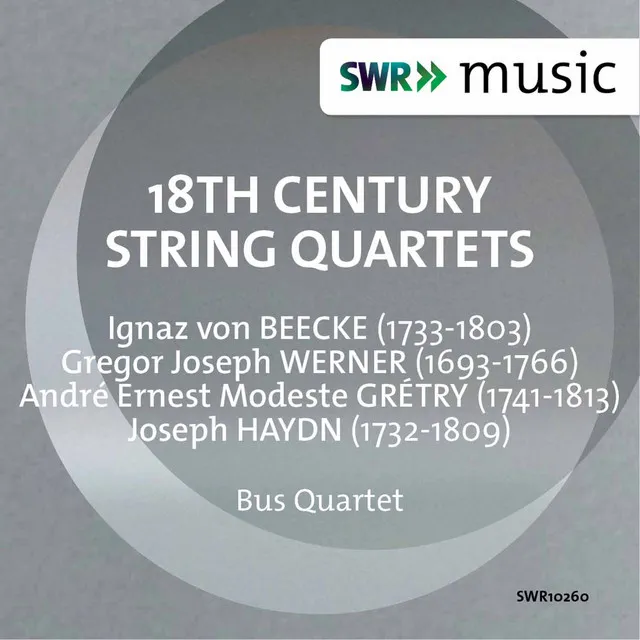 String Quartet No. 6 in G Major, MunB 2b.Q9: I. Allegro moderato