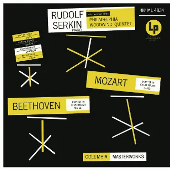 Mozart & Beethoven: Quintets for Piano & Winds by The Philadelphia Woodwind Quintet