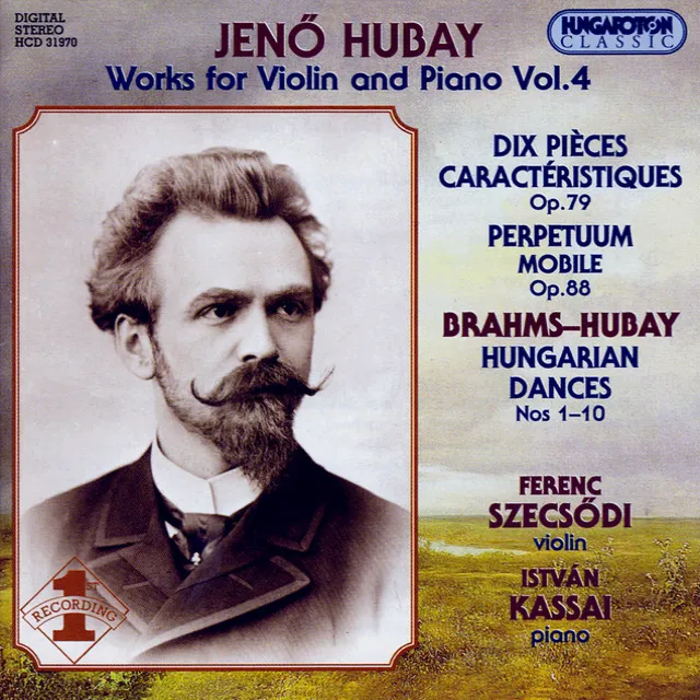 Hubay: Works for Violin and Piano, Vol. 4