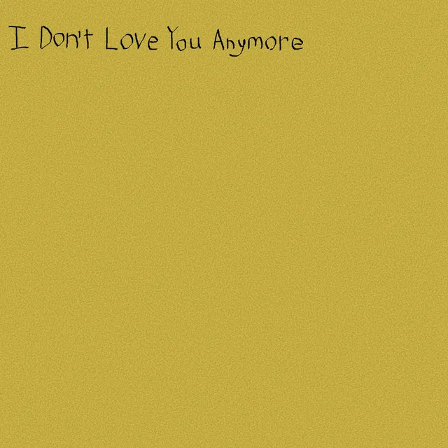 I Don't Love You Anymore