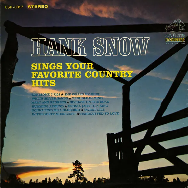 Hank Snow Sings Your Favorite Country Hits Album Image