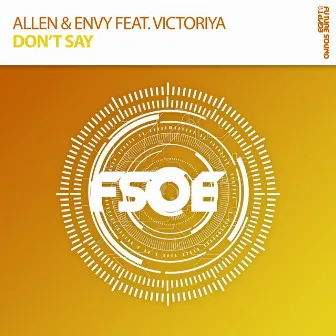 Don't Say by Allen & Envy