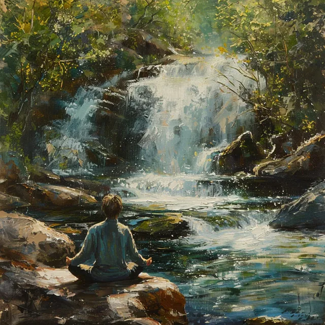 Meditation by the Stream: Serene Sounds