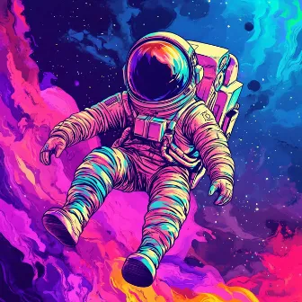 Astronaut wanders in space by AFØNK