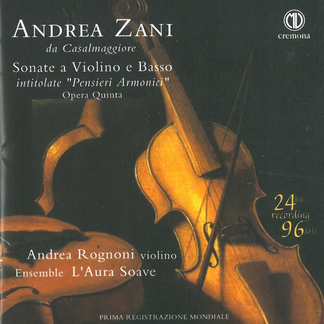 Violin Sonata, Op. 5 No. 11: II. Andante