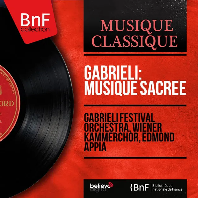 Gabrieli: Musique sacrée (Mono Version)