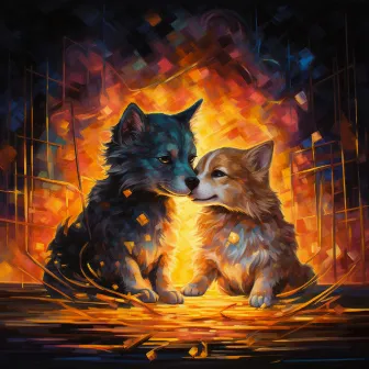 Comforting Flames: Pets Fire Comfort by Music for Pets Specialists