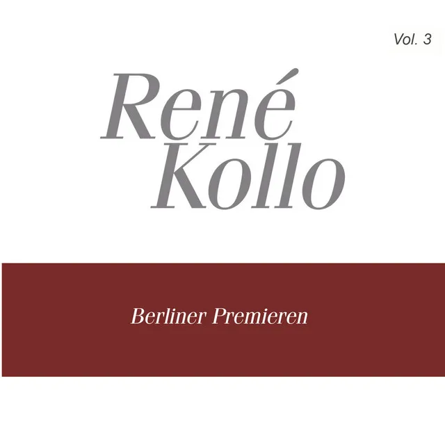 Rene Kollo, Vol. 3: Lieblingsmelodien (1968-1984)