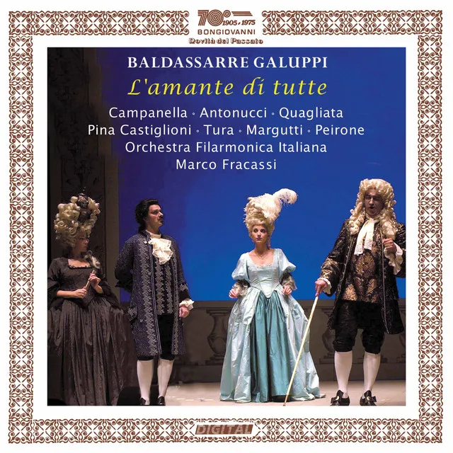 L'amante di tutte, Act I Scene 10: Che diamine faceste (Live)