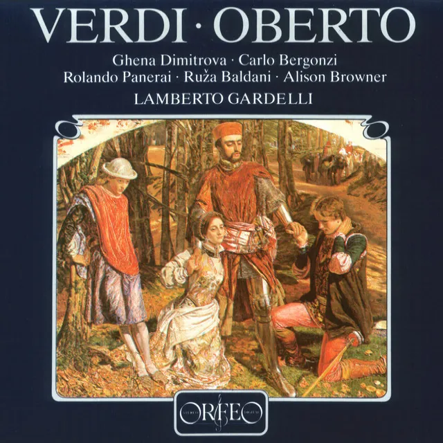 Oberto, conte di San Bonifacio, Act I: Act I Scene 10: Mira! (Cuniza, Riccardo, Leonora, Oberto, Imelda, Chorus)