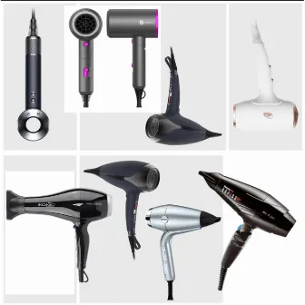 White Noise Hair Dryer Collection by Deep Sleep Hair Dryers