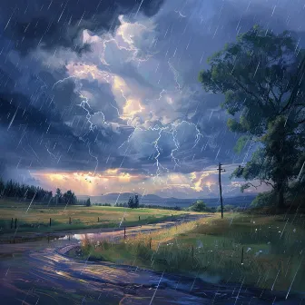 Binaural Rain and Gentle Thunder for Relaxation by 