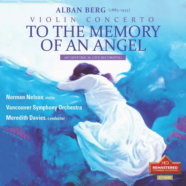 TO THE MEMORY OF AN ANGEL, Violin Concerto, Alban Berg: II. Allegro (Cadenza) Adagio (Chorale Variations) - 1967 Historical live recording