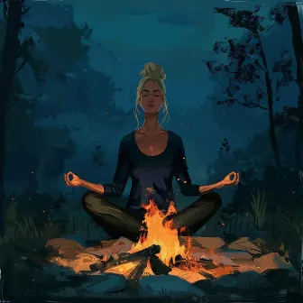 Serena Meditación Junto Al Fuego: Armonía Del Calor by Meditaciones nativas americanas