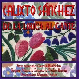 De la Lírica al Cante by Calixto Sánchez