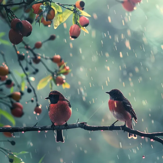 Serene Rain Calls to Birds