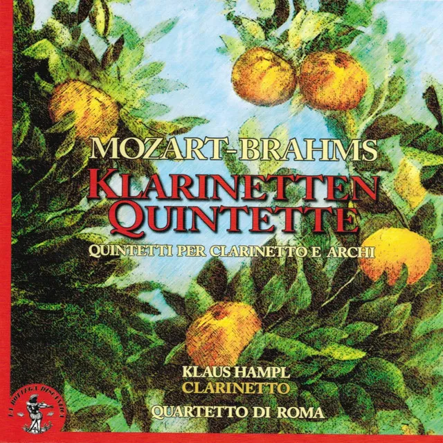 Johannes Brahms: Klarinetten quintett in A dur KV581. Allegretto con variazioni