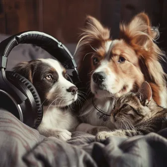 Pet's Calming Harmonies: Gentle Animal Sounds by Ocean Sounds to Fall Asleep Fast