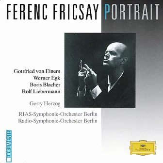 Ferenc Fricsay Portrait - von Einem / Egk / Blacher / Liebermann by Gerty Herzog