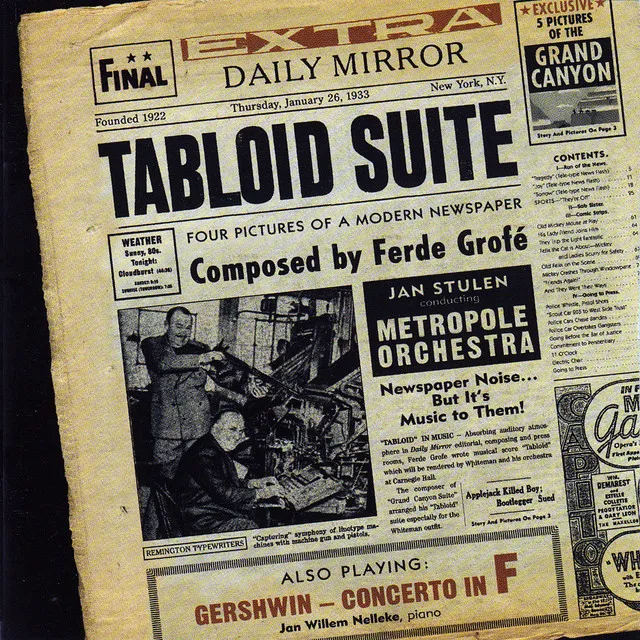 Tabloid Suite - Four Pictures of a Modern Newspaper