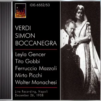 Verdi, G.: Simon Boccanegra [Opera] (1958) by Orchestra del Teatro di San Carlo