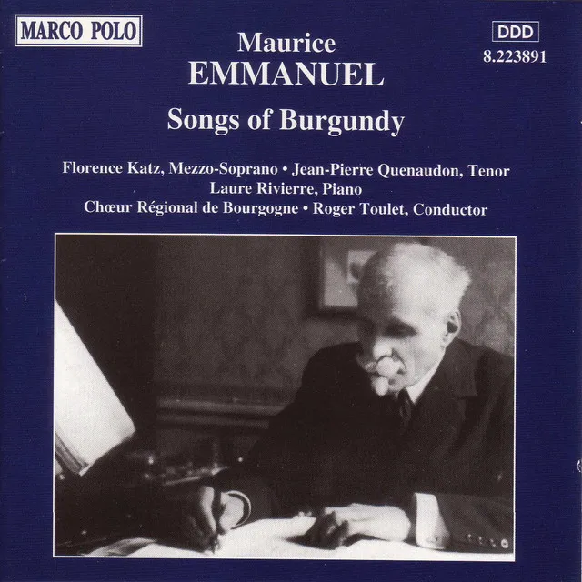 30 chanson bourguignonnes (30 Songs of Burgundy), Op. 15: Noel