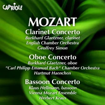 Mozart: Concertos for Clarinet, Oboe & Bassoon by Herbert Kraus