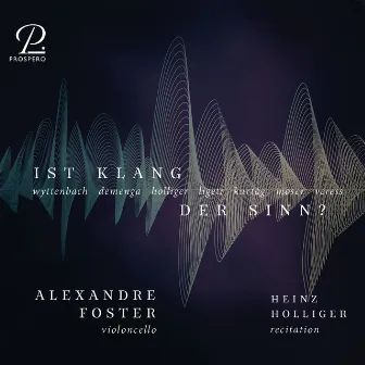 Ist Klang der Sinn? Contemporary works for cello solo by Alexandre Foster