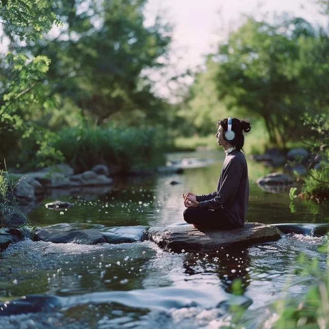 Binaural Water Peace: Stream Relaxation