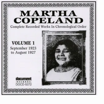 Martha Copeland Vol. 1 (1923-1927) by Martha Copeland