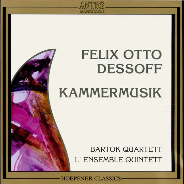 Quintett fuer 2 Violinen, Viola und 2 Violoncelli G-Dur op. 10 - Allegro con fuoco