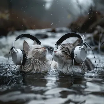 Purring Stream: Calming Music for Cats by Invisible Motion