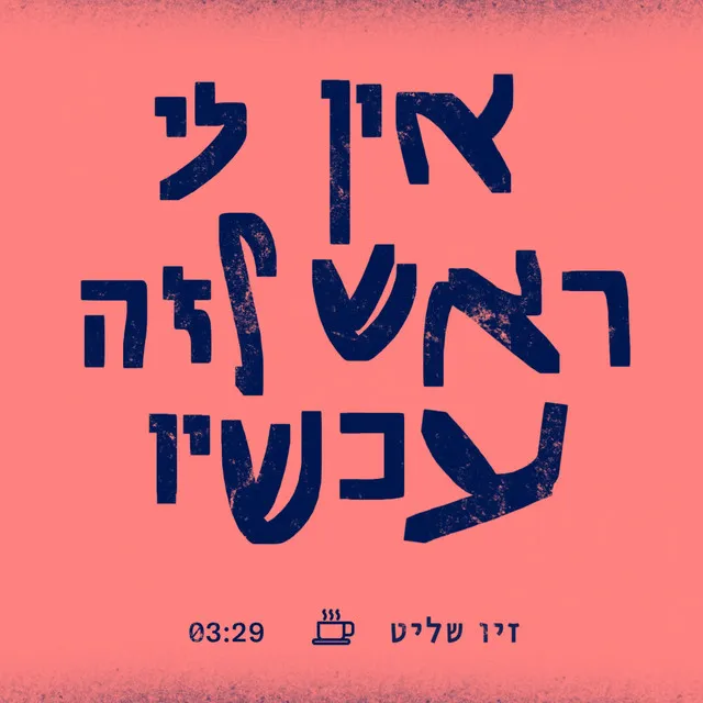 אין לי ראש לזה עכשיו