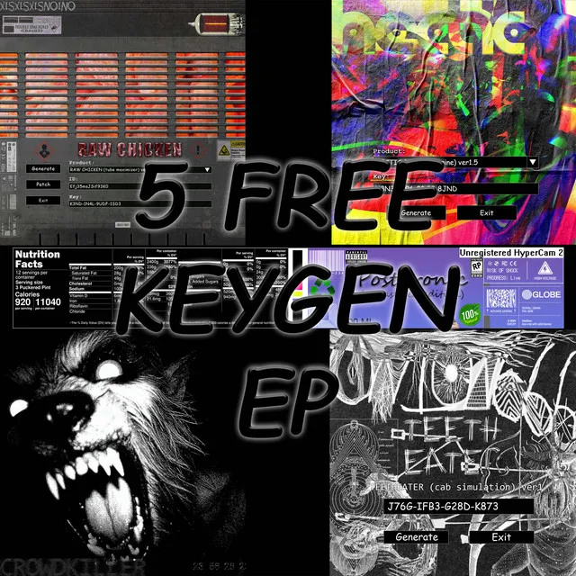 5 free keygen pack EP