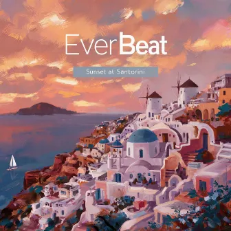 Sunset at Santorini by Everbeat