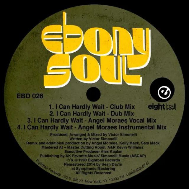 I Can Hardly Wait (feat. Ebony Soul) - Dub Mix