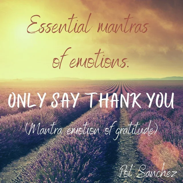 Only Say Thank You (Mantra Emotion of Gratitude)