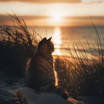 Serenidad Del Océano Para Gatos: Olas Tranquilas Para La Comodidad by chabolas de mar