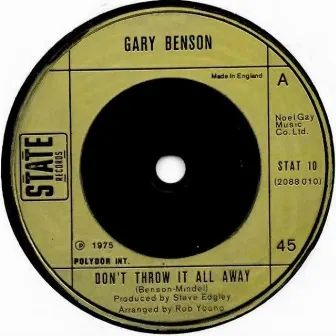 Don't Throw It All Away by Gary Benson