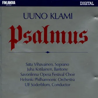 Uuno Klami: Psalmus by Savonlinna Opera Festival Choir and Helsinki Philharmonic Orchestra