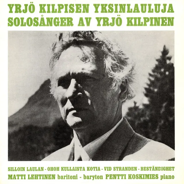 Yrjö Kilpisen yksinlauluja