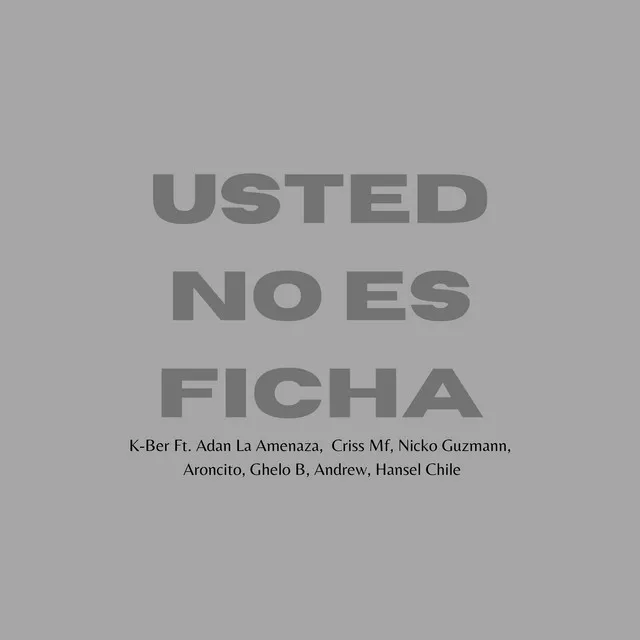 Usted no es ficha