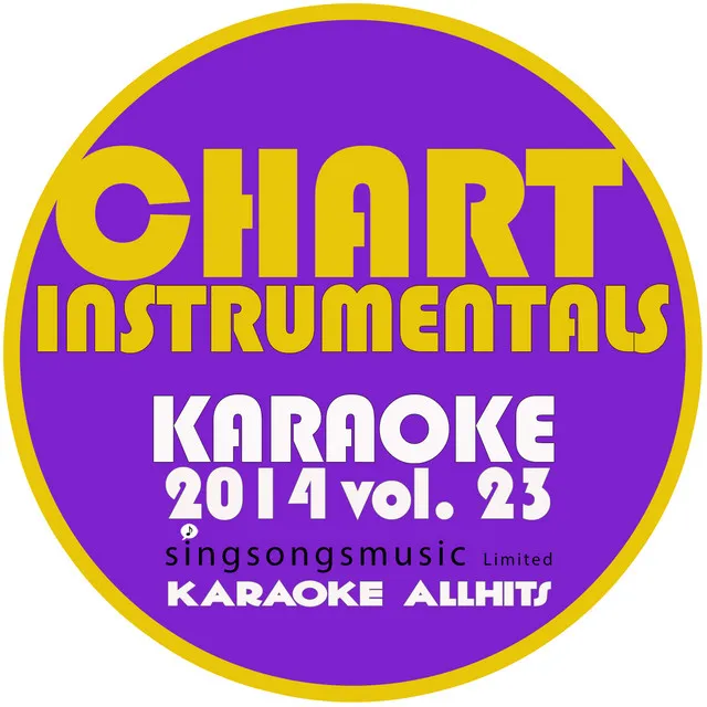 Chart Instrumentals Karaoke 2014, Vol. 23